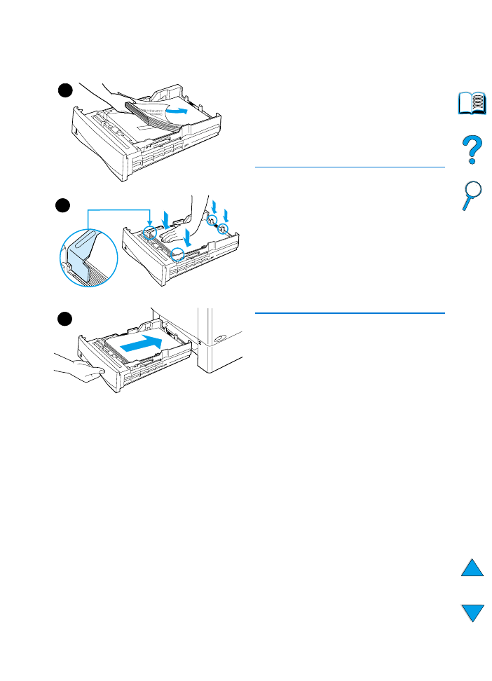 Loading trays 2, 3, and 4 HP LaserJet 4100 Printer series